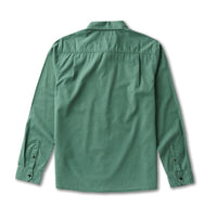 Made To Fade Long Sleeve Button Up - Slate Green