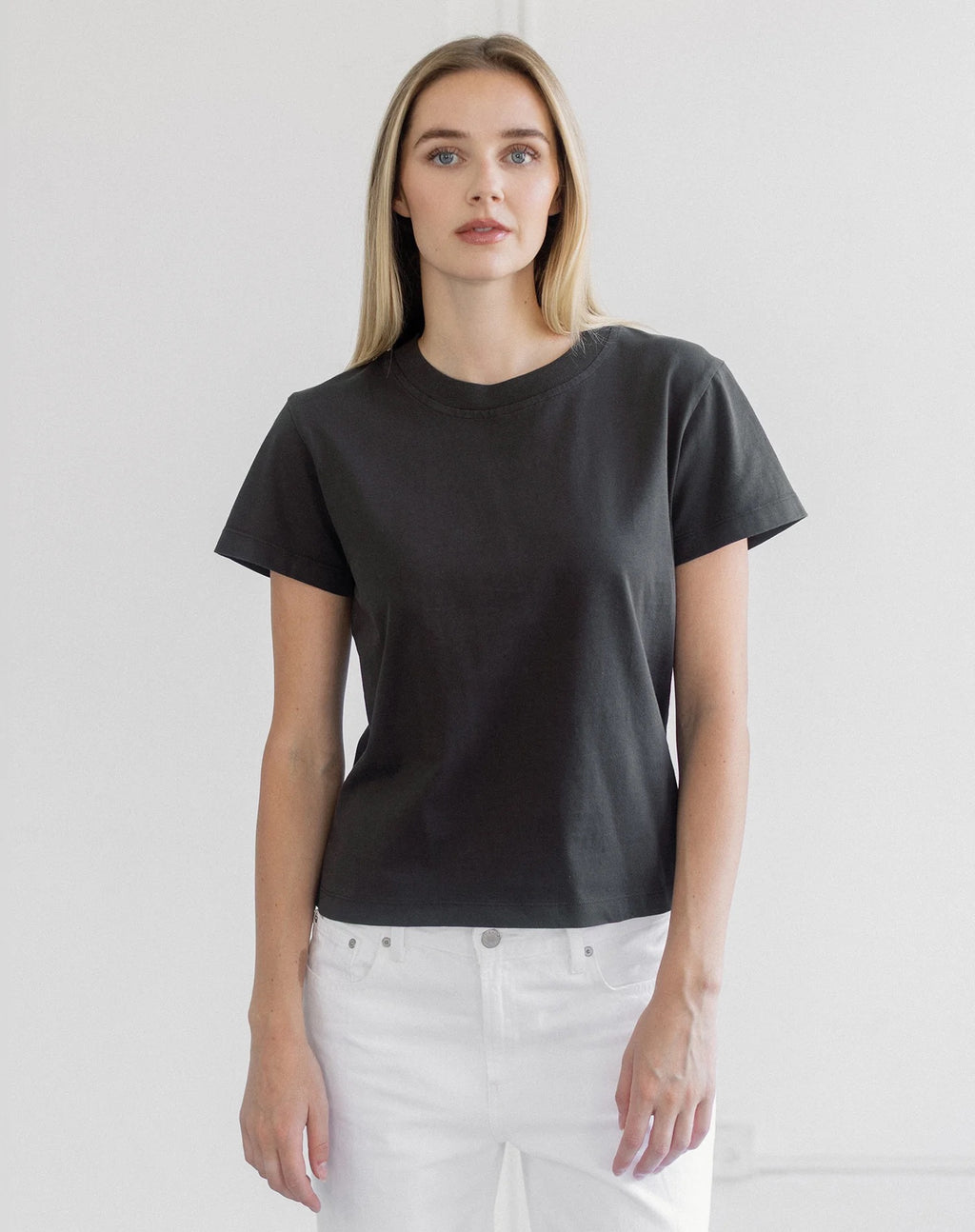 Paris Tee - Washed Black