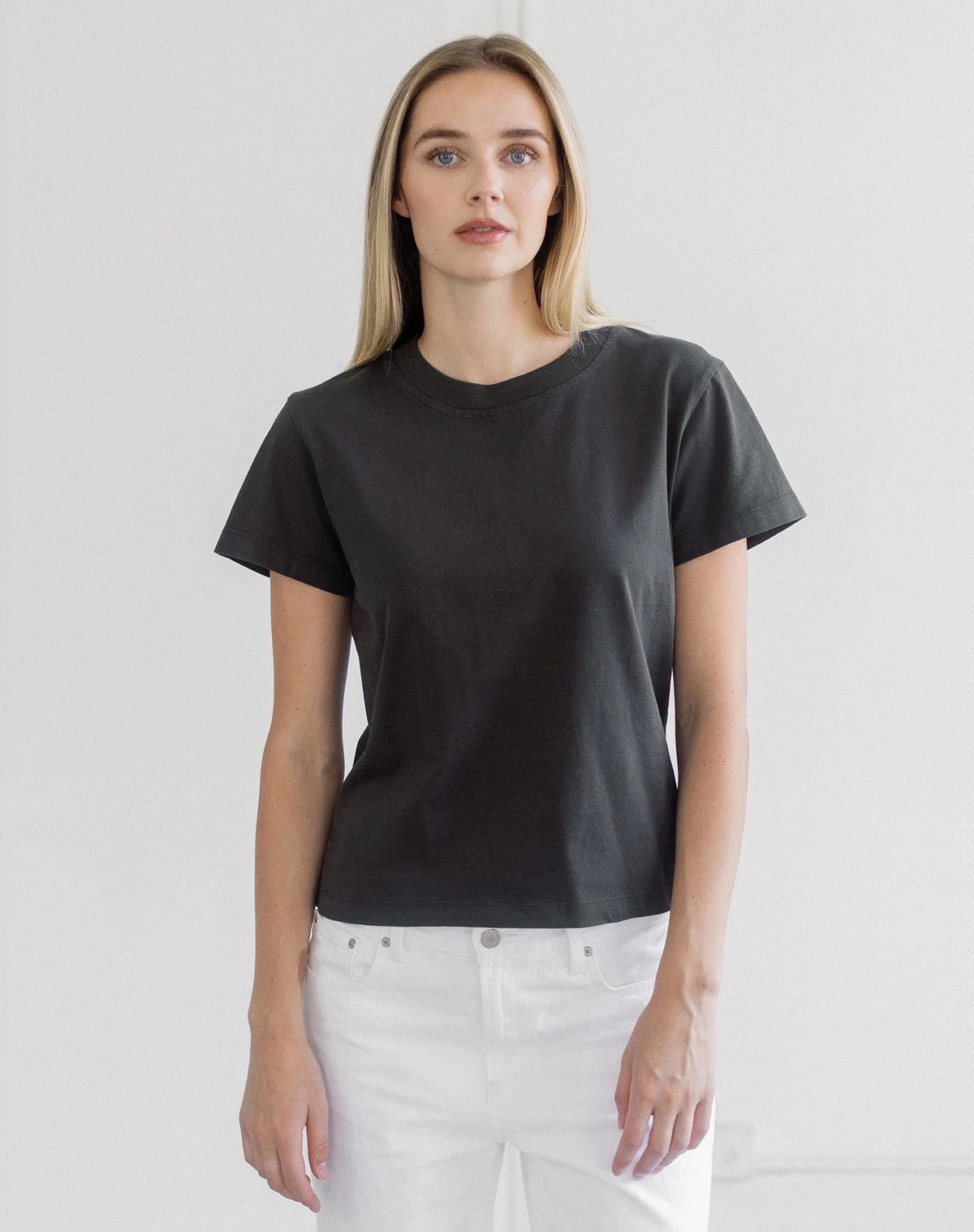 Paris Tee - Washed Black