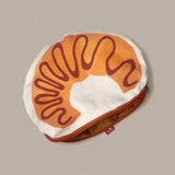Croissant Canvas Zip Pouch