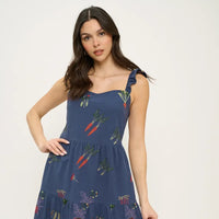 Veggie Garden Embroidered Dress