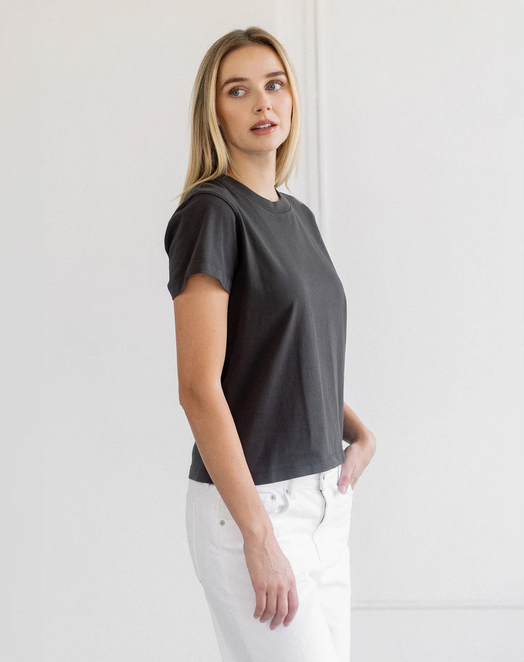 Paris Tee - Washed Black