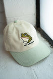 Hey Gorgeous Two Tone Corduroy Dad Hat - Vanilla/Mint