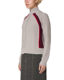 Lizzie Zip Mock Sweater - Oatmeal
