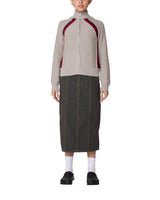 Lizzie Zip Mock Sweater - Oatmeal