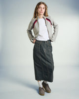 Lizzie Zip Mock Sweater - Oatmeal