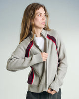 Lizzie Zip Mock Sweater - Oatmeal