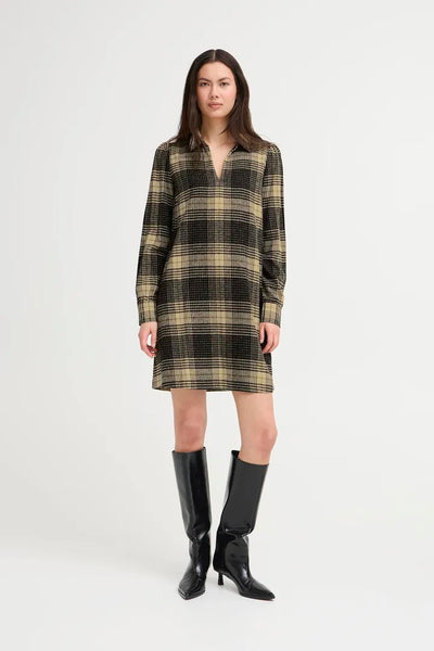 Esiva Dress - Check Pattern
