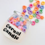 Fruit Loops Cereal Candle