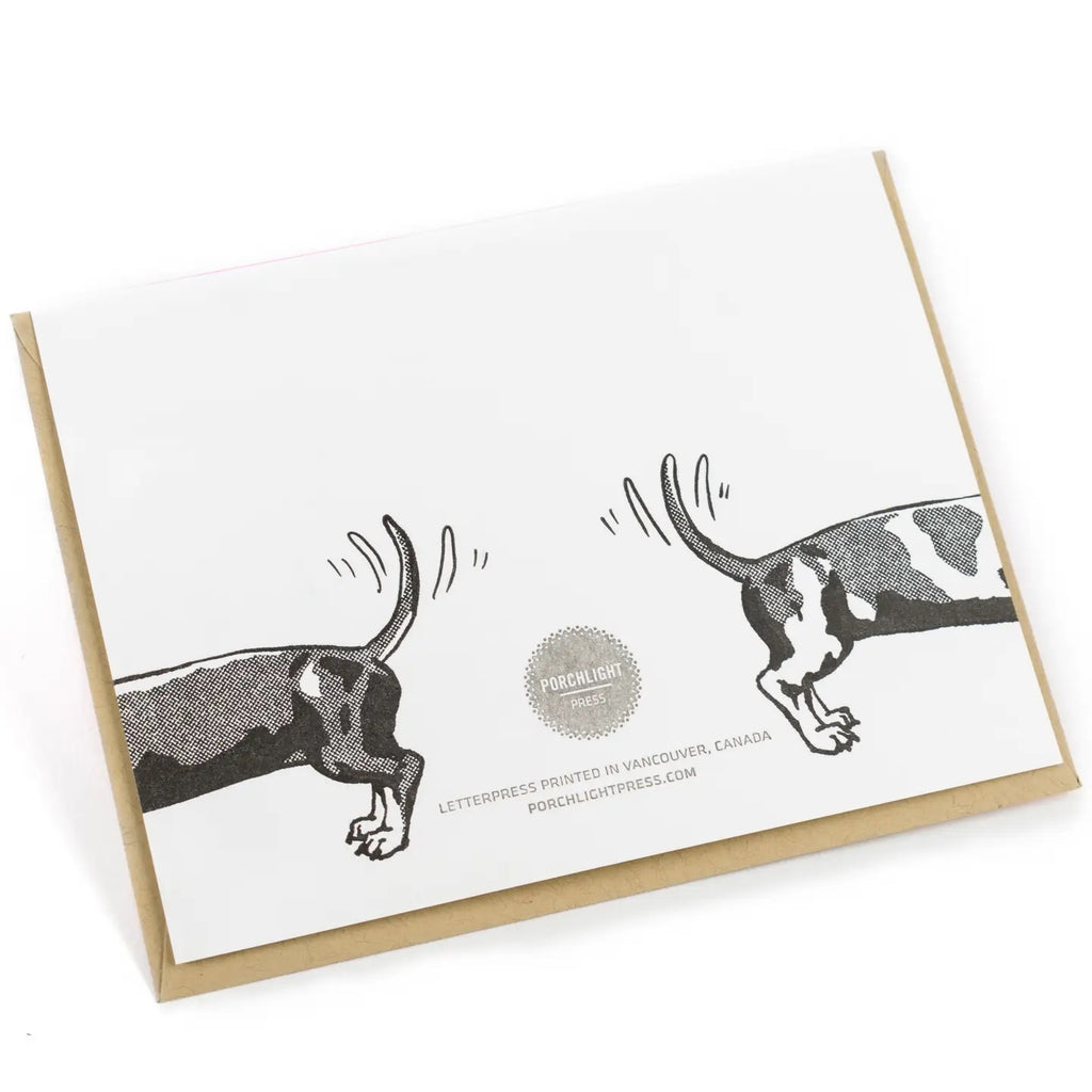 Weiner Dog Love Card