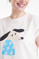 Dove Dog T Shirt