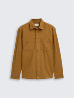 Twill Overshirt - Deep Cognac