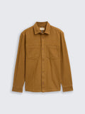 Twill Overshirt - Deep Cognac