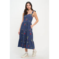 Veggie Garden Embroidered Dress