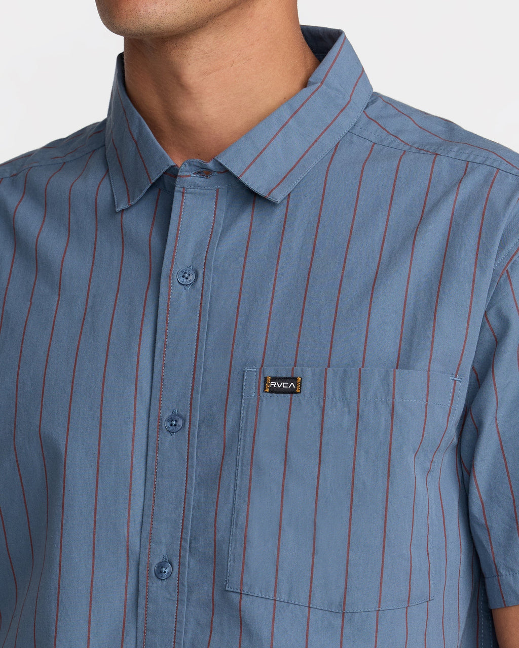 Dayshift Workwear Stripe Short Sleeve - Vintage Navy