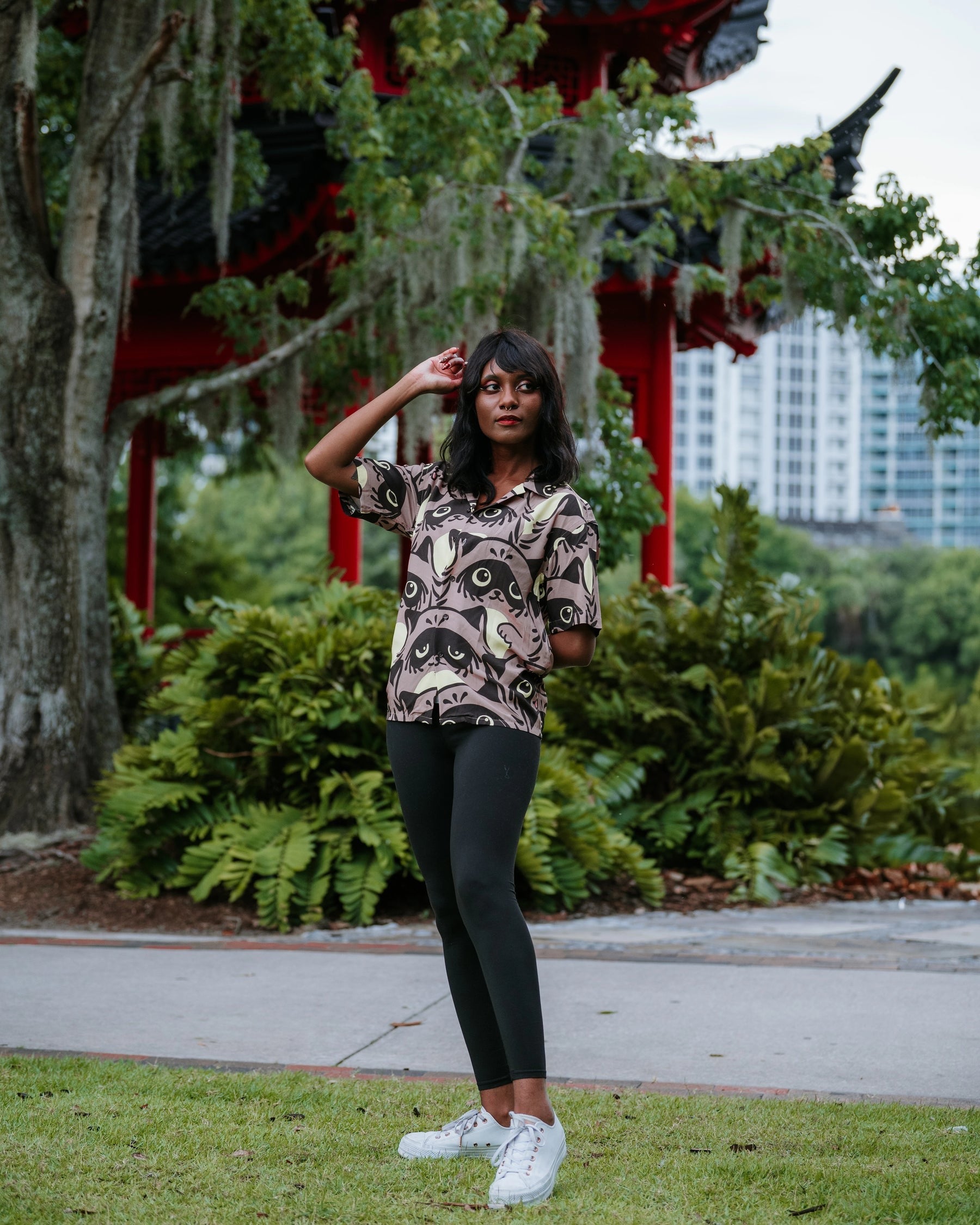 Tanuki Button Up