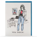 You Rock Throwback Card