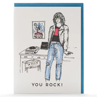You Rock Throwback Card