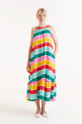 Colourwave Striped Long Dress