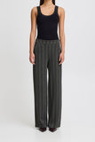 Ruti Wide Pant - Dark Grey Melange