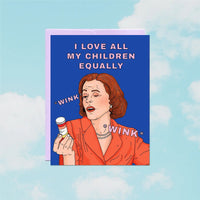 Lucille Wink Wink Greeting Card
