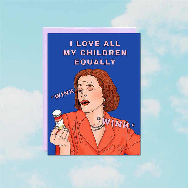 Lucille Wink Wink Greeting Card