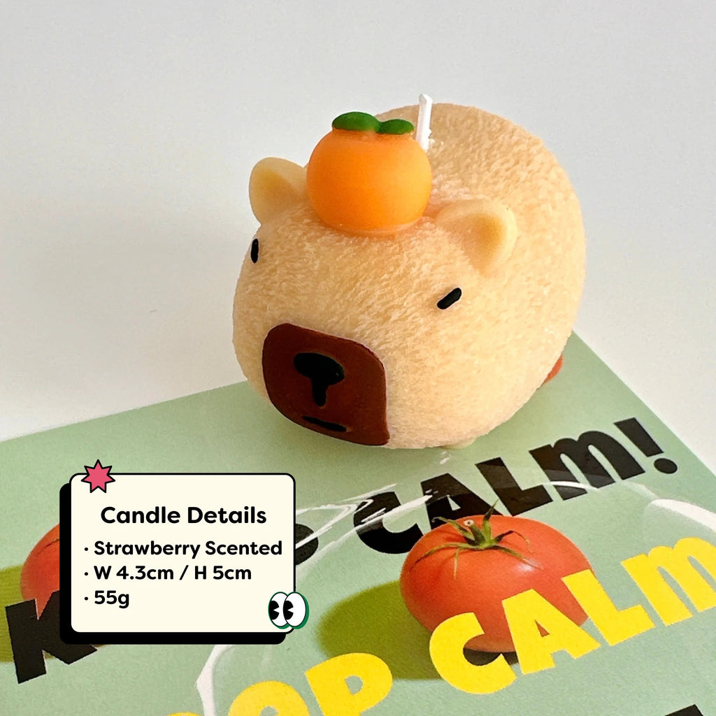Capybara Candle