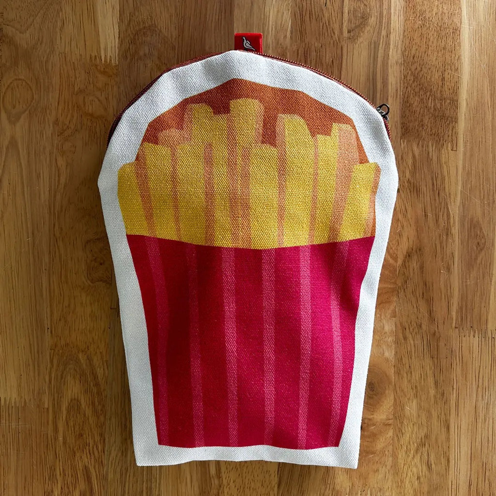 Fries Canvas Zip Pouch