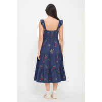 Veggie Garden Embroidered Dress