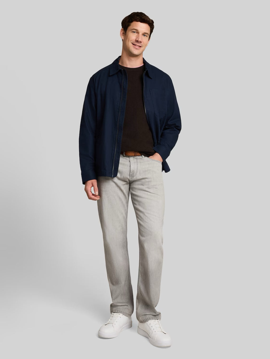 Mouline Structured Knit Crewneck Sweater