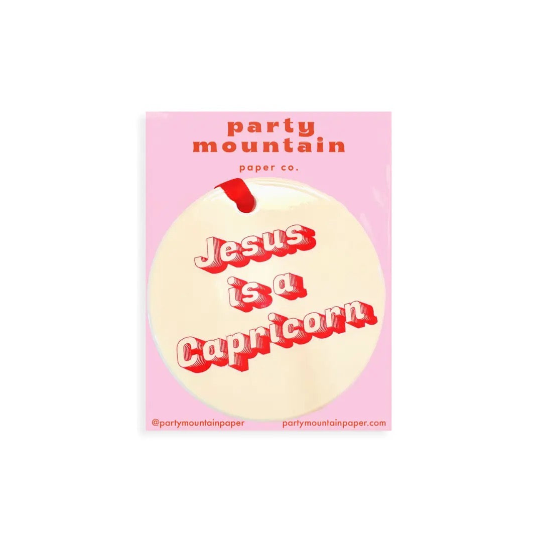 Jesus Is A Capricorn Ornament