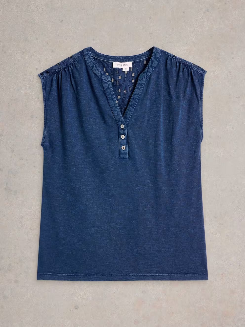 Dina Tank - Indigo Blue