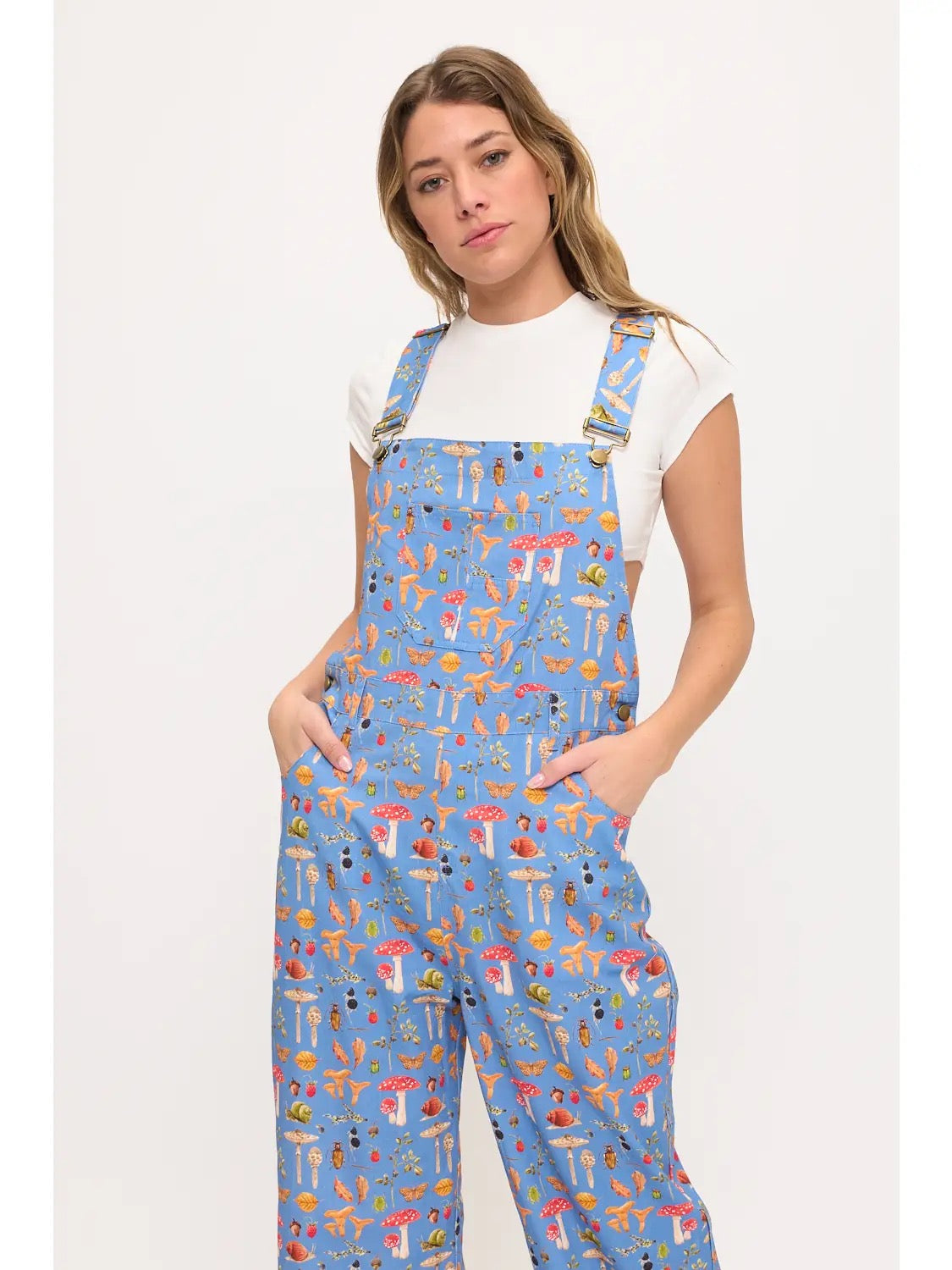 Enchanted Forest Mushroom Overalls