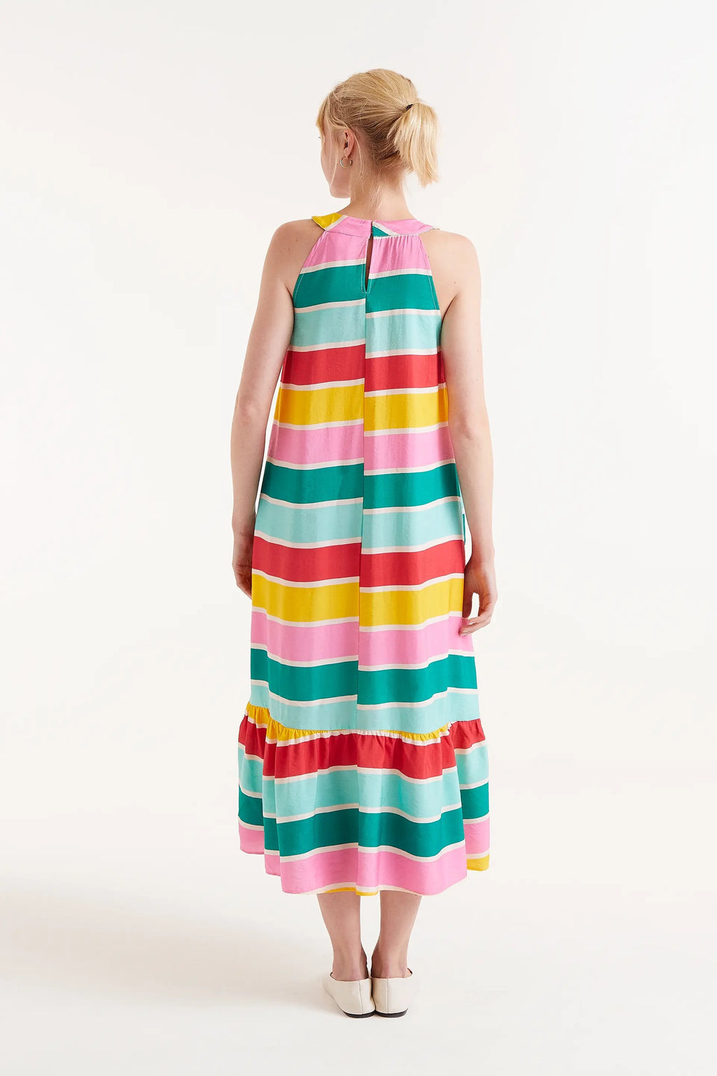 Colourwave Striped Long Dress
