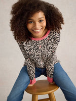 City Leo Heart Jumper - Natural Multi