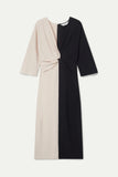White & Black Dress