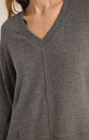 Wilder Cloud V Neck Long Sleeve Top