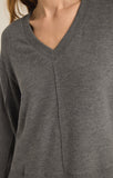 Wilder Cloud V Neck Long Sleeve Top