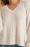 Wilder Cloud V Neck Long Sleeve Top