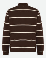 Tate Rugby Polo - Seal Brown