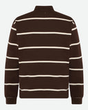 Tate Rugby Polo - Seal Brown