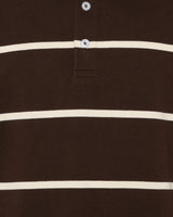 Tate Rugby Polo - Seal Brown