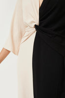 White & Black Dress