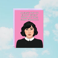 Mrs Casey Greeting Card