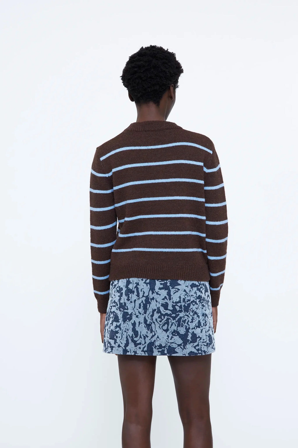 Striped Jumper - Brown/Blue