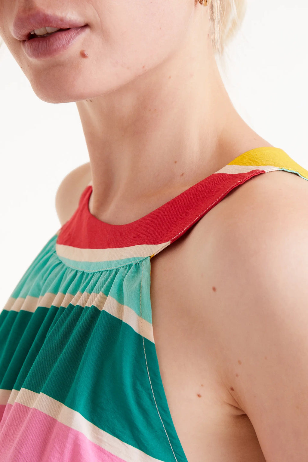 Colourwave Striped Long Dress