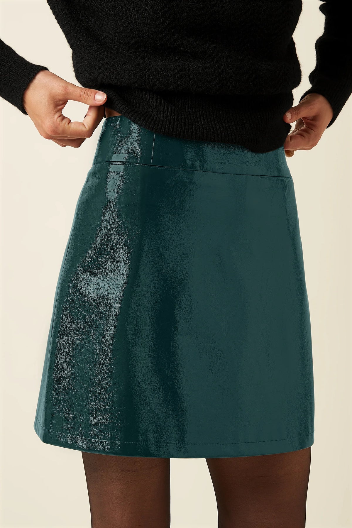 Olivia Skirt Shine - Urban Green