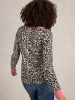 City Leo Heart Jumper - Natural Multi