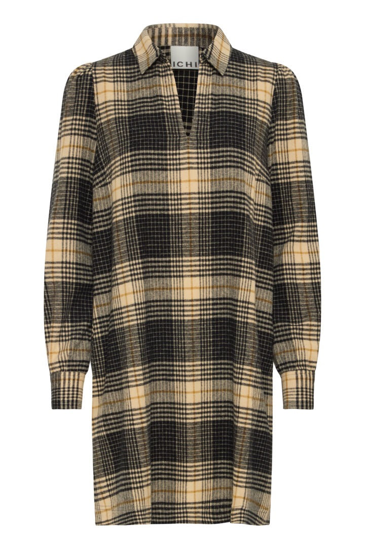 Esiva Dress - Check Pattern