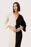White & Black Dress